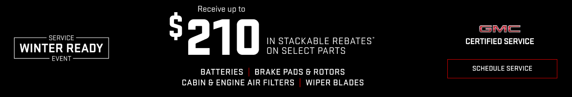 Up to $210 in stackable rebates